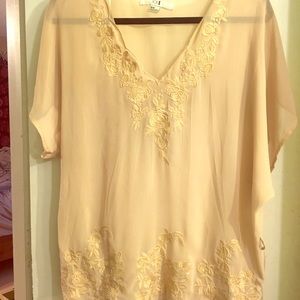 Cream blouse from forever 21